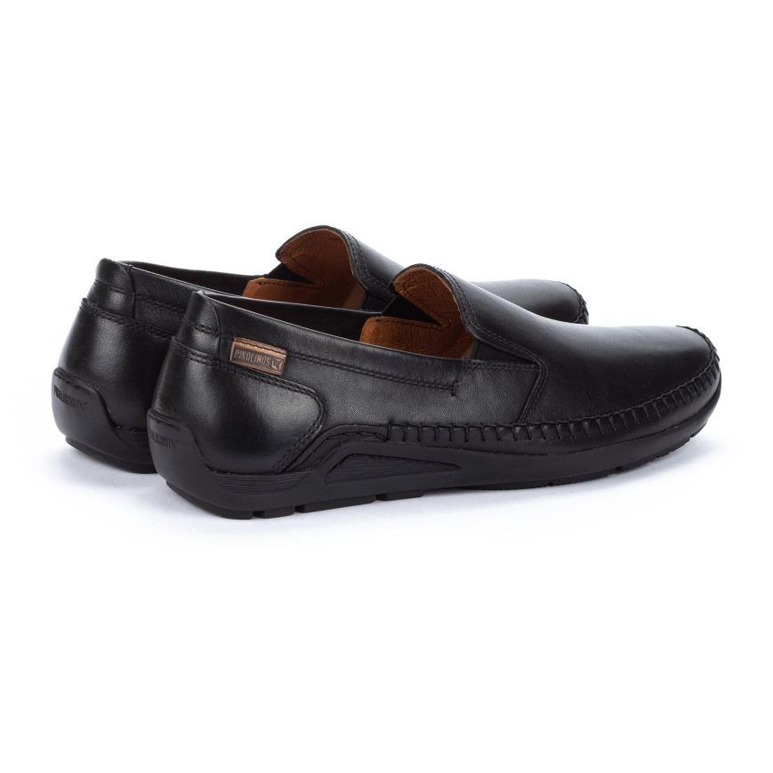 Men's Pikolinos AZORES Moccasins Black | NZ C70A53Q